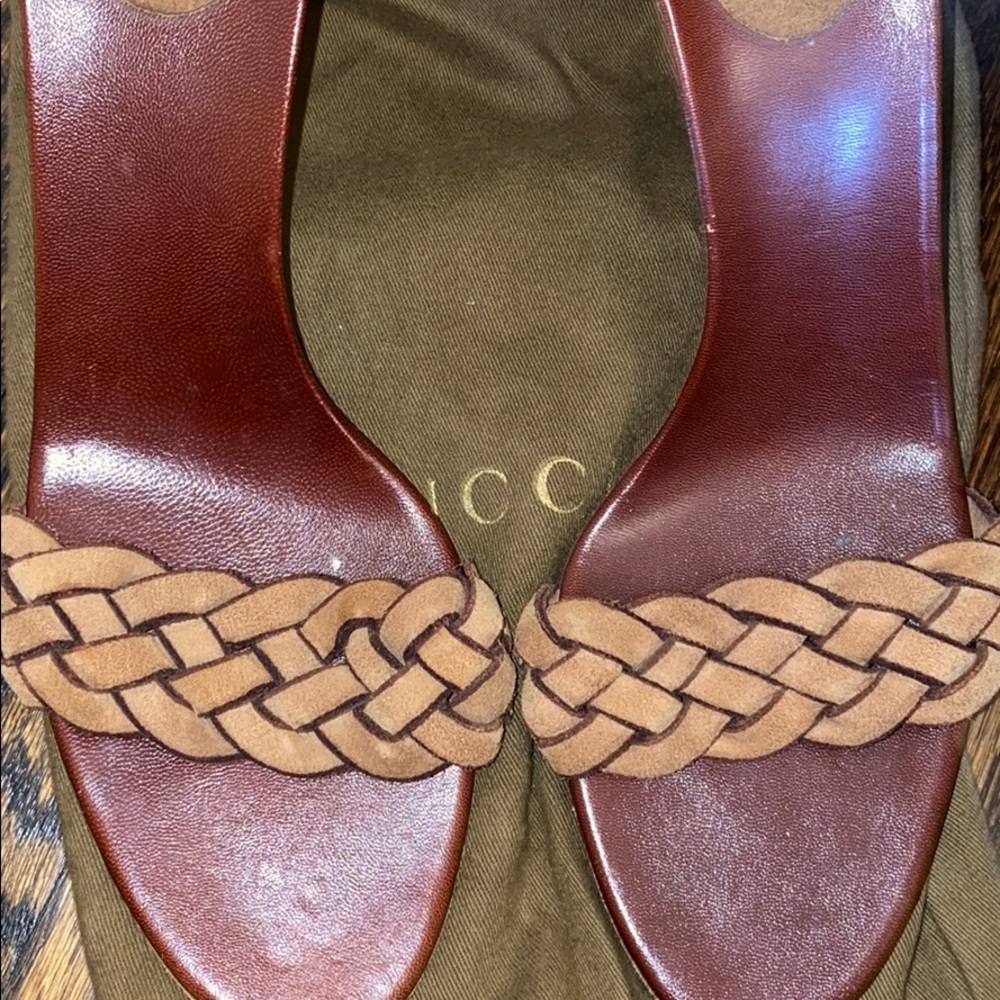 Suede Gucci Sandals - Picture 2 of 8